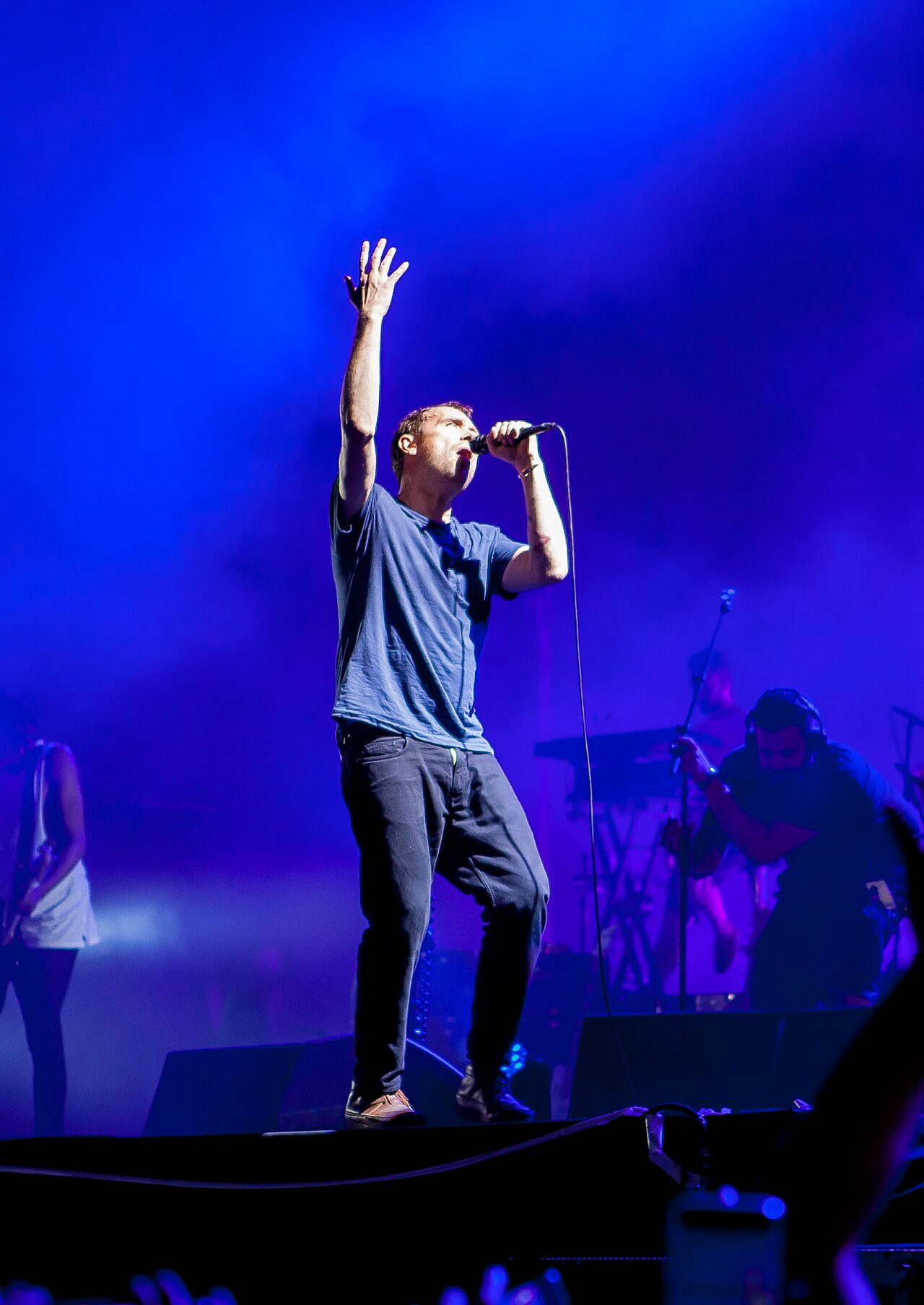 Damon Albarn em show do Gorillaz