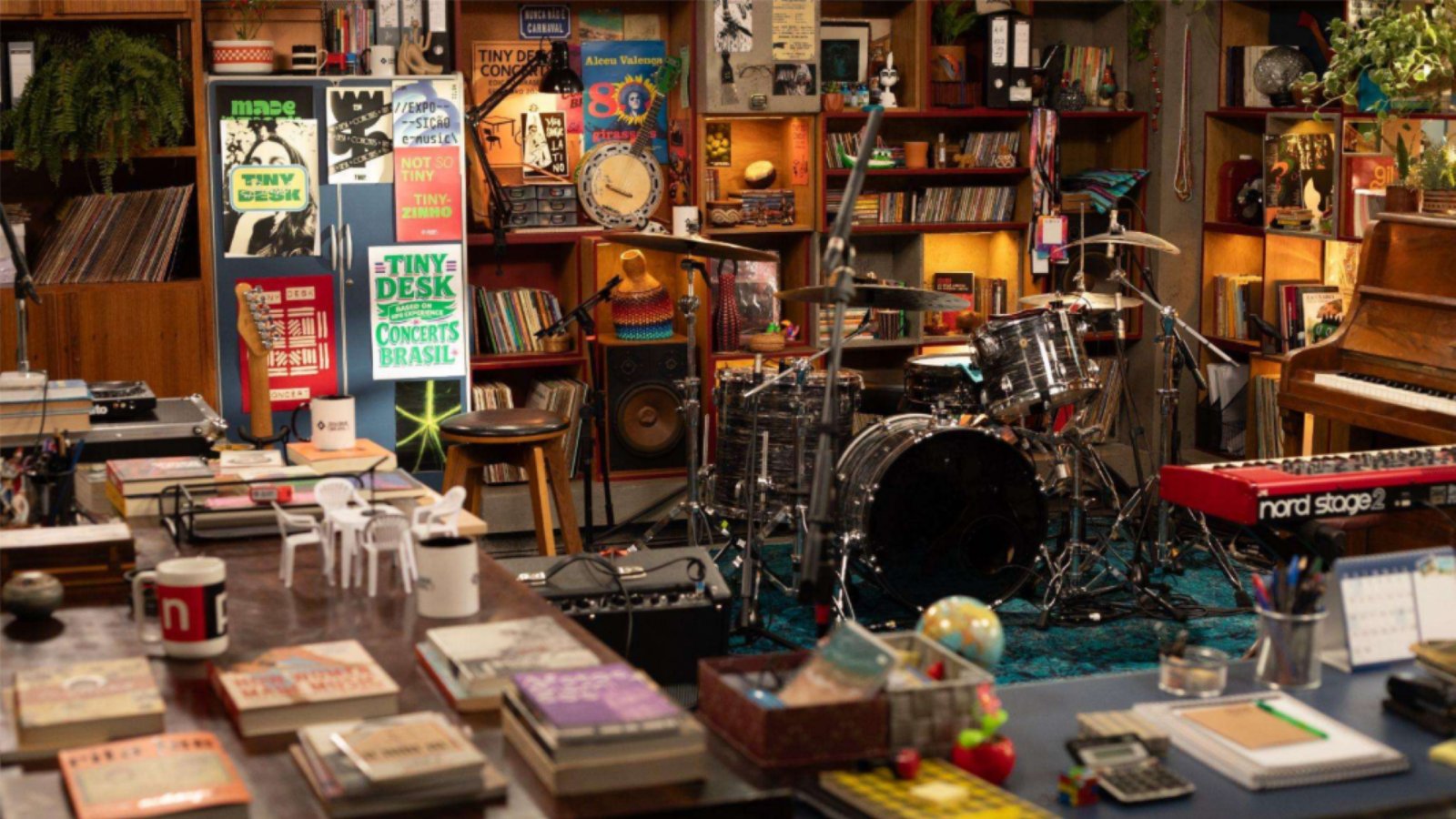 Gravação do Tiny Desk Brasil