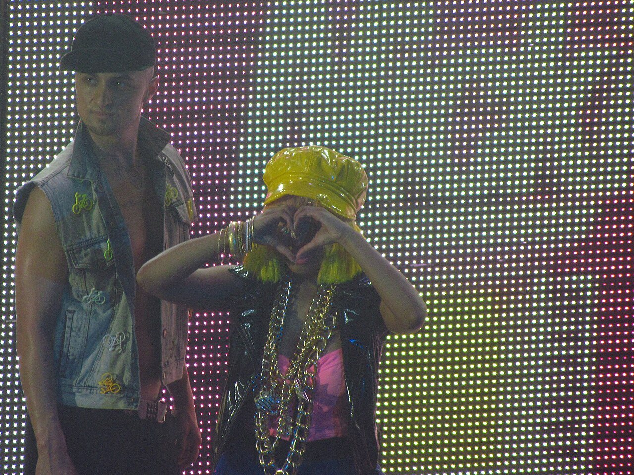Nicki Minaj em show no Hammersmith Apollo, em Londres, em 2012