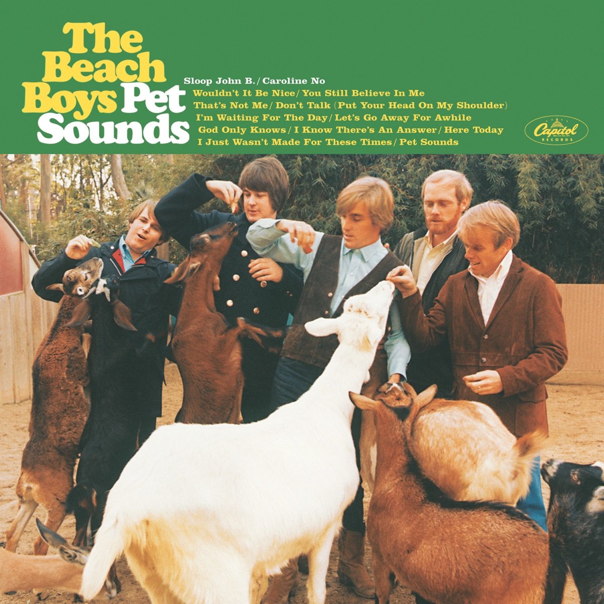Capa do álbum Pet Sounds, que dá nome à turnê.