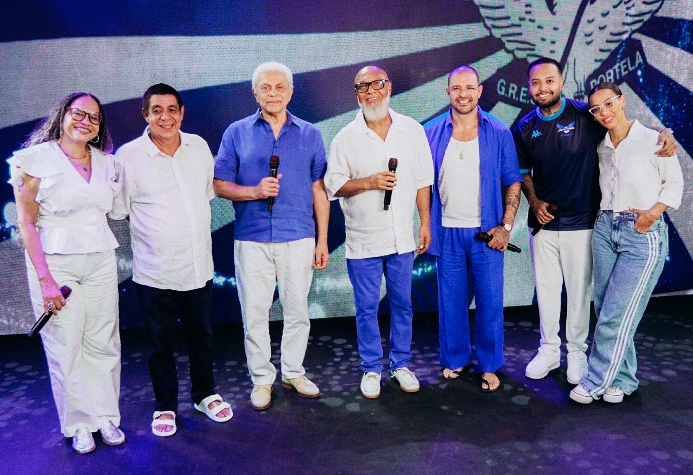 Paulinho da Viola, Zeca Pagodinho, Teresa Cristina e Diogo Nogueira gravam o samba da Portela para Monarco